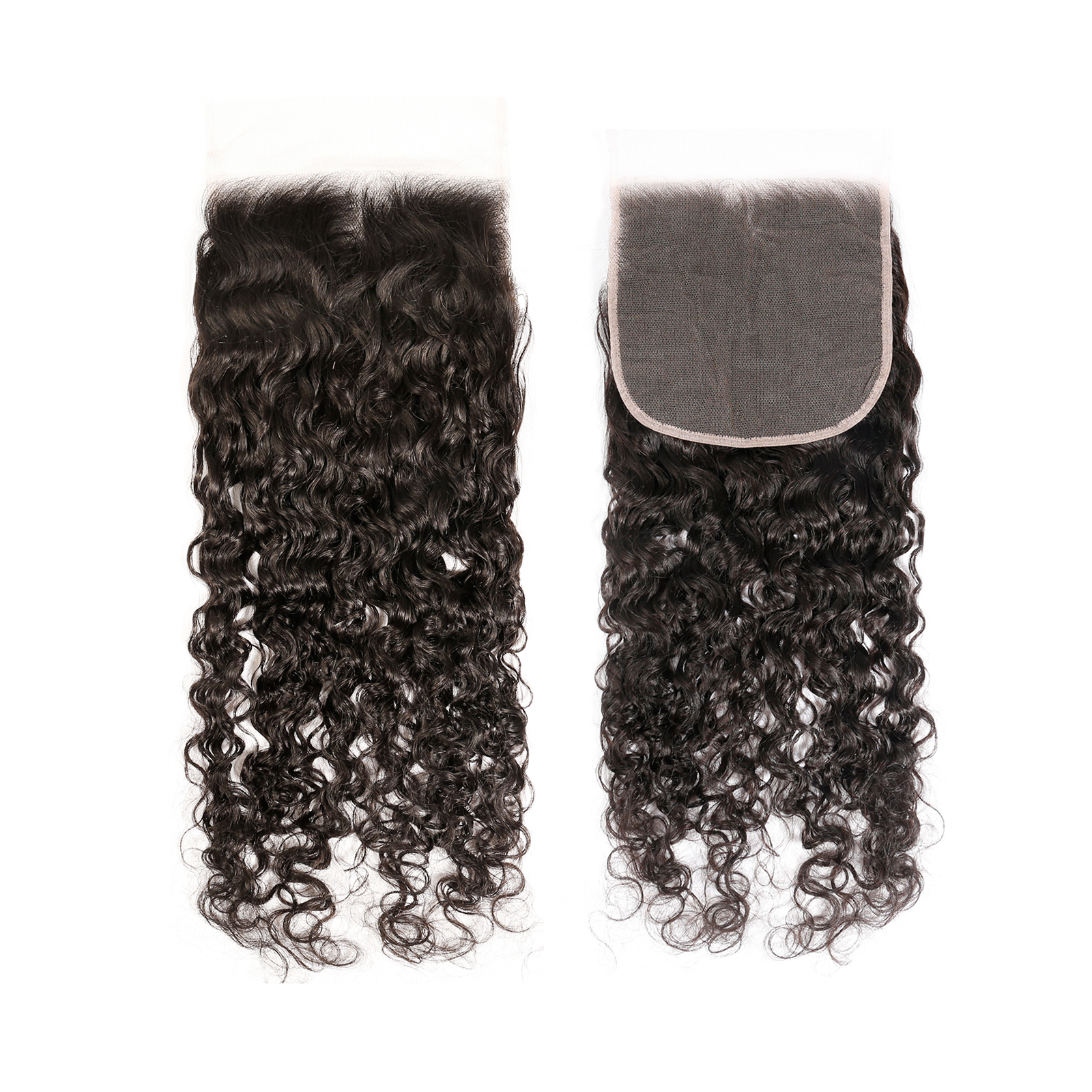 Stema Transparent Lace 4x4 5X5 6X6 7X7 Closure Water Wave Virgin Hair